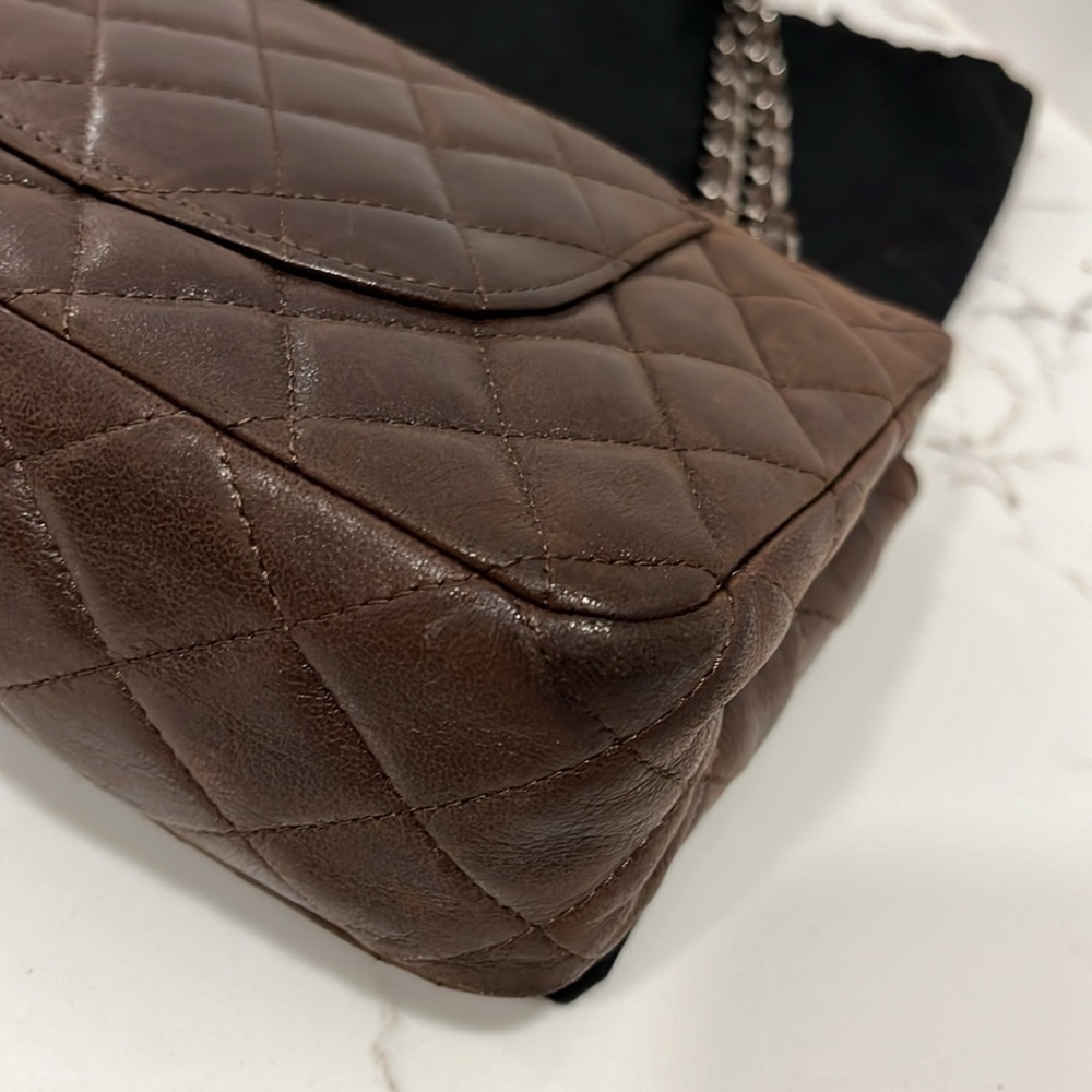 Chanel Double Flap Lambskin leather bag - Picture 13 of 14